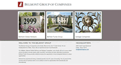 Desktop Screenshot of belmontgroup.com
